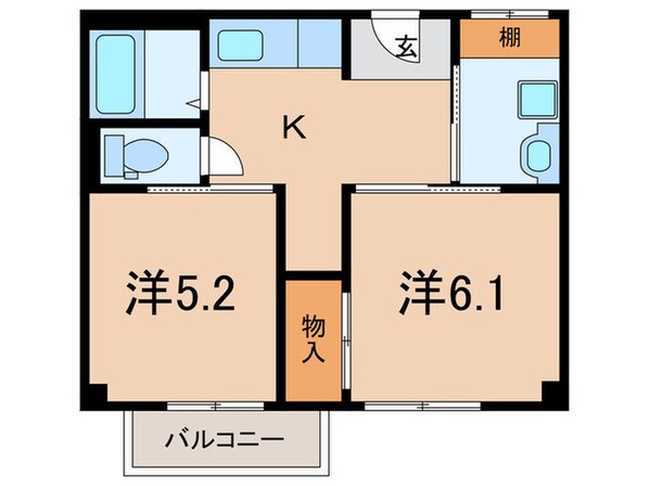 オレンジマンションの物件間取画像